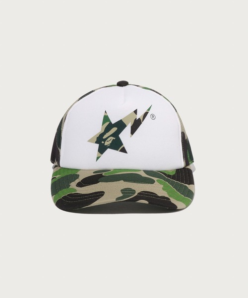 A BATHING APE(アベイシングエイプ)の「ABC CAMO STA MESH CAP(キャップ・メンズ・ブルー/ピンク/グリーン・FREE)」の4枚目の写真