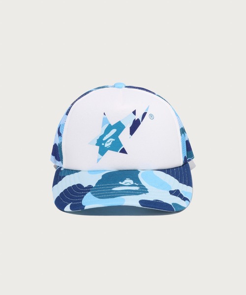 A BATHING APE(アベイシングエイプ)の「ABC CAMO STA MESH CAP(キャップ・メンズ・ブルー/ピンク/グリーン・FREE)」の5枚目の写真