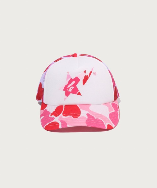 A BATHING APE(アベイシングエイプ)の「ABC CAMO STA MESH CAP(キャップ・メンズ・ブルー/ピンク/グリーン・FREE)」の6枚目の写真