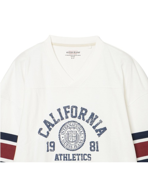 GUESS JEANS Hockey Jersey Tシャツ 長袖 ロンT | GUESS(ゲス) JAPAN