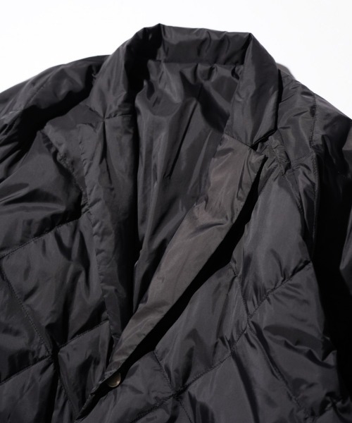 made in standard (メイドインスタンダード)の「MADE IN STANDARD / メイドインスタンダード 700FP Premium Down Reversible Chester Coat リバーシブル ダウン チェスターコート 撥水(ダウンジャケット/コート・メンズ・ブラック/オリーブ/ブラウン系・SMALL/MEDIUM/LARGE)」の7枚目の写真