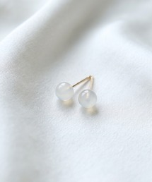 K10 カラーストーンボールピアス
