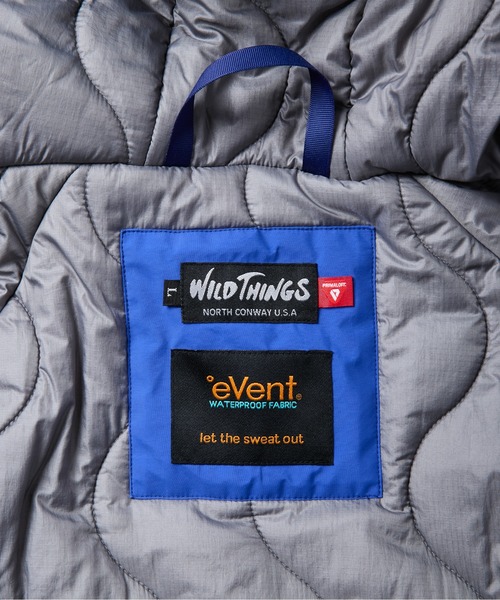 WILD THINGS（ワイルドシングス）の「デナリジャケット｜DENALI JACKET（ダウンジャケット/コート・メンズ・ブラック/コバルトブルー/セージグリーン/イエロー・M/S/XL/L）」の12枚目の写真