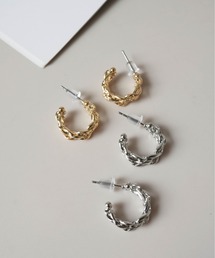 【 Port / ポート 】 ツイストフープピアス