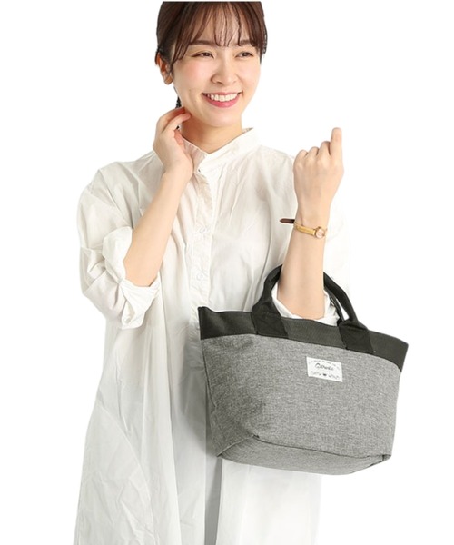 BACKYARD FAMILY(バックヤードファミリー)の「ミニトートバッグ GBG0251 GBG0272 GBG2012(トートバッグ・レディース・ブラウン/ブルー系/グレー/ブラック/グレー系1/ベージュ/グレー系2/ホワイト×ブラック・FREE)」の9枚目の写真