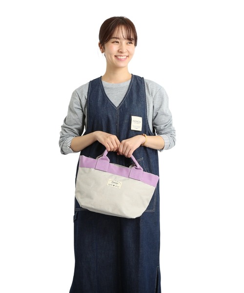 BACKYARD FAMILY(バックヤードファミリー)の「ミニトートバッグ GBG0251 GBG0272 GBG2012(トートバッグ・レディース・ブラウン/ブルー系/グレー/ブラック/グレー系1/ベージュ/グレー系2/ホワイト×ブラック・FREE)」の16枚目の写真