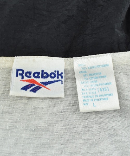 Reebok（リーボック）の「【USED】Reebok ナイロン トラックジャケット（ナイロンジャケット・メンズ・ブラック・LARGE）」の6枚目の写真