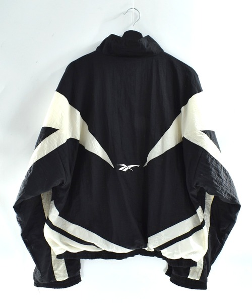 Reebok（リーボック）の「【USED】Reebok ナイロン トラックジャケット（ナイロンジャケット・メンズ・ブラック・LARGE）」の7枚目の写真
