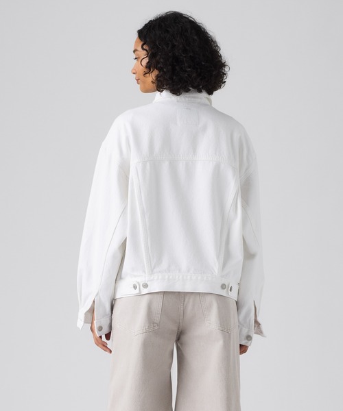 Levi's（リーバイス）の「Levi's/リーバイス 90S トラッカージャケット（デニムジャケット・レディース・ホワイト・XS/S/M）」の3枚目の写真