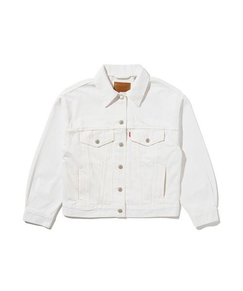 Levi's（リーバイス）の「Levi's/リーバイス 90S トラッカージャケット（デニムジャケット・レディース・ホワイト・XS/S/M）」の4枚目の写真