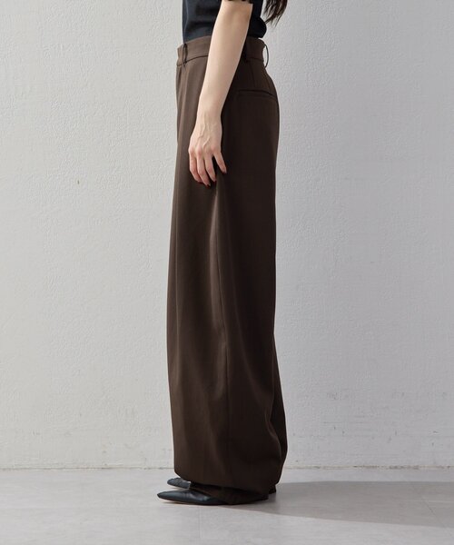 UNFORM(アンフォーム)の「【2026AW Debut】【UNFORM】バギーワイドスラックス(スラックス・レディース・ブラウン/ブラック・0/1)」の21枚目の写真