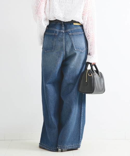 B.C STOCK(ベーセーストック)の「《追加2》ウォッシャブル / DU JOUR / デュ ジュール PEG TUCK JEAN(その他パンツ・レディース・ブルー系その他/サックスブルー・38/36/34)」の6枚目の写真