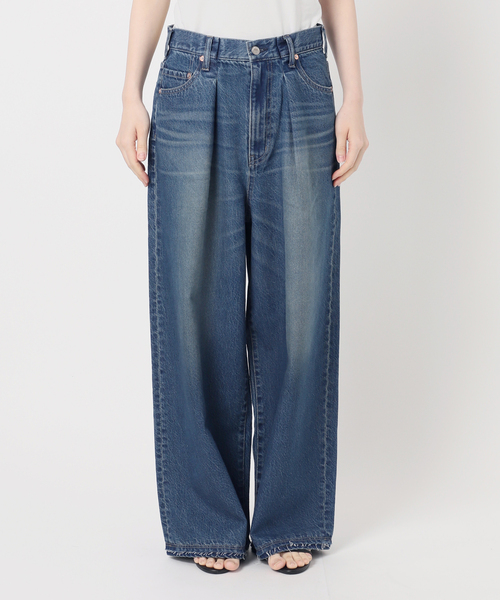 B.C STOCK(ベーセーストック)の「《追加2》ウォッシャブル / DU JOUR / デュ ジュール PEG TUCK JEAN(その他パンツ・レディース・ブルー系その他/サックスブルー・38/36/34)」の19枚目の写真