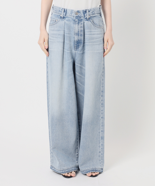 B.C STOCK(ベーセーストック)の「《追加2》ウォッシャブル / DU JOUR / デュ ジュール PEG TUCK JEAN(その他パンツ・レディース・ブルー系その他/サックスブルー・38/36/34)」の21枚目の写真