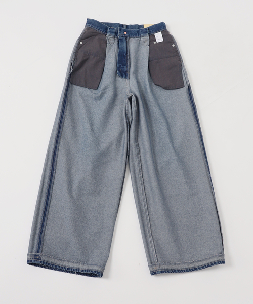 B.C STOCK(ベーセーストック)の「《追加2》ウォッシャブル / DU JOUR / デュ ジュール PEG TUCK JEAN(その他パンツ・レディース・ブルー系その他/サックスブルー・38/36/34)」の14枚目の写真