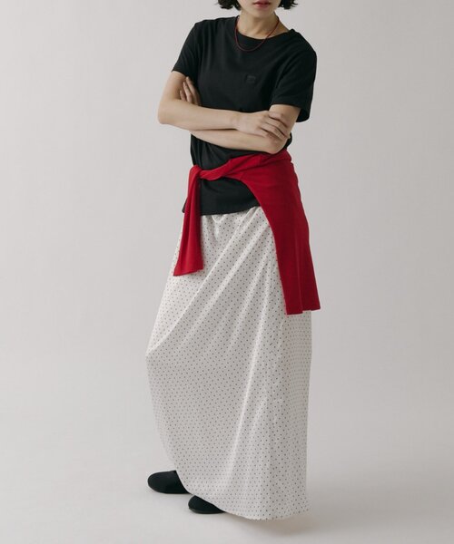 COLONY 2139(コロニートゥーワンスリーナイン)の「【MOTION】汗じみ防止刺繍コンパクトTシャツ(Tシャツ/カットソー・レディース・ホワイト/ブラック・FREE)」の15枚目の写真