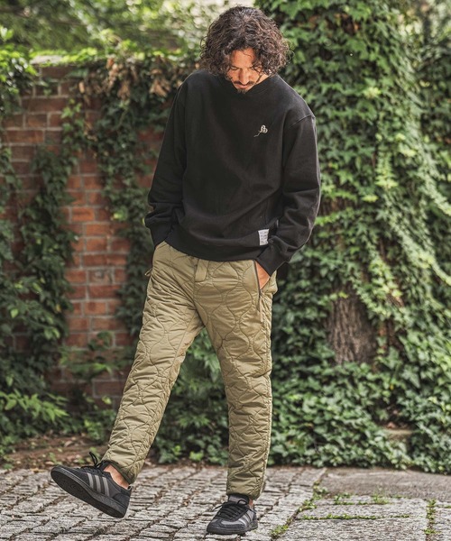 wjk reluxe(ダブルジェーケーリラックス)の「msw1922- Heart Embroidered 12oz Fleece Sweatshirt トレーナー(WR26W-30)(スウェット・メンズ・ホワイト/トップグレー/ブラック・XL/L/M/S)」の6枚目の写真