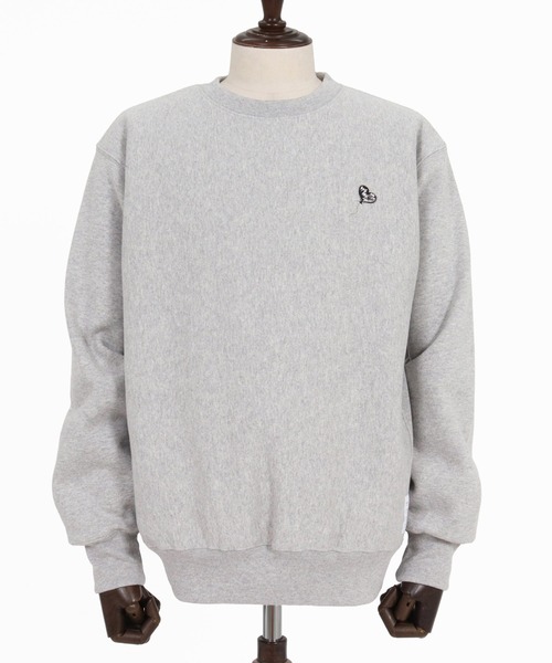 wjk reluxe(ダブルジェーケーリラックス)の「msw1922- Heart Embroidered 12oz Fleece Sweatshirt トレーナー(WR26W-30)(スウェット・メンズ・ホワイト/トップグレー/ブラック・XL/L/M/S)」の18枚目の写真