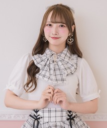【セットアップ対応】ボウタイリボンドッキングトップス