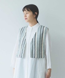 刺子ジャカード 2way vest