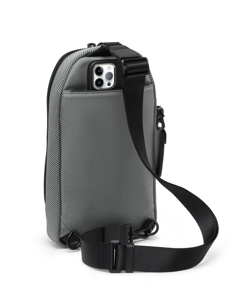 TUMI(トゥミ)の「TUMI ALPHA(アルファ) スリング(ボディバッグ/ウエストポーチ・メンズ・シルバーグレー・FREE)」の5枚目の写真