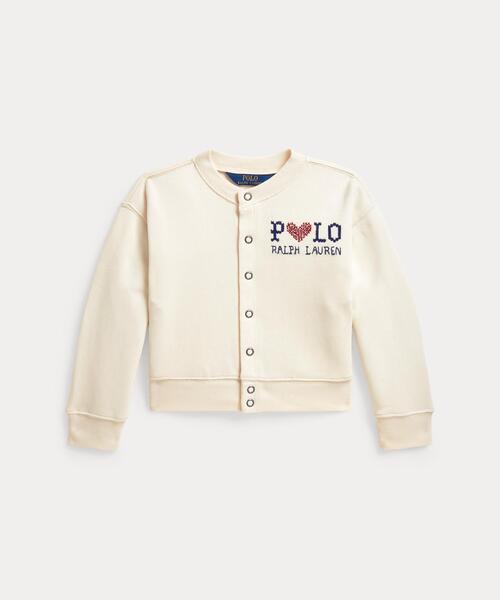 POLO RALPH LAUREN CHILDRENSWEAR（ポロ ラルフ ローレン チルドレンズウェア）の「ロゴ フリース カーディガン（カーディガン/ボレロ・キッズ・ナチュラル・4/6/3）」の7枚目の写真