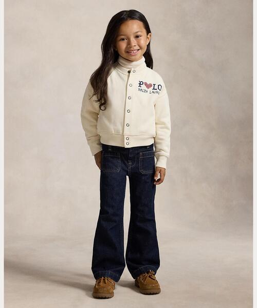 POLO RALPH LAUREN CHILDRENSWEAR（ポロ ラルフ ローレン チルドレンズウェア）の「ロゴ フリース カーディガン（カーディガン/ボレロ・キッズ・ナチュラル・4/6/3）」の5枚目の写真