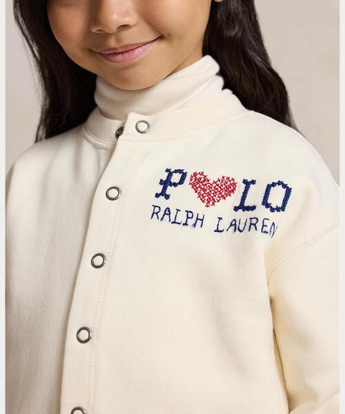 POLO RALPH LAUREN CHILDRENSWEAR（ポロ ラルフ ローレン チルドレンズウェア）の「ロゴ フリース カーディガン（カーディガン/ボレロ・キッズ・ナチュラル・4/6/3）」の4枚目の写真