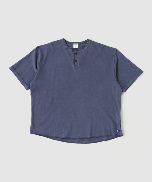 B.C STOCK（ベーセーストック）の「スノーブリーチフェードヘンリー（Tシャツ/カットソー・メンズ・ブルー系その他/アイボリー/ネイビー/ブラック・LARGE/MEDIUM）」の3枚目の写真
