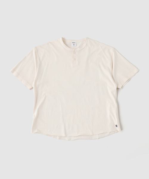 B.C STOCK（ベーセーストック）の「スノーブリーチフェードヘンリー（Tシャツ/カットソー・メンズ・ブルー系その他/アイボリー/ネイビー/ブラック・LARGE/MEDIUM）」の2枚目の写真