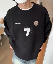 Y2K サッカーユニホーム刺繍 スウェット WO26W7TP21