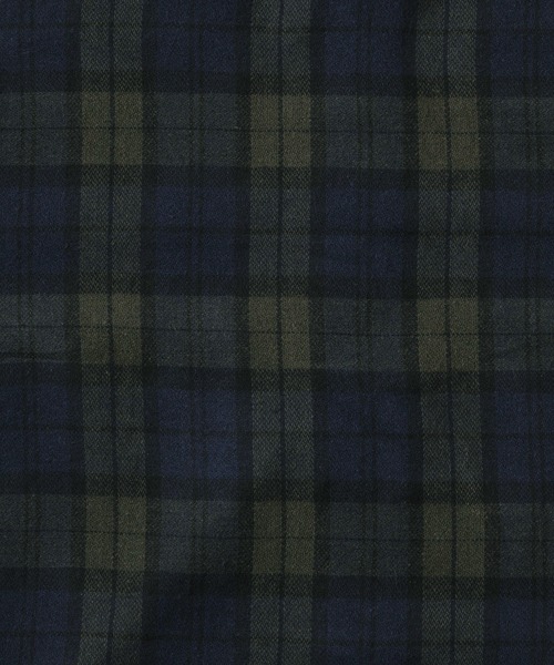 UNIVERSAL OVERALL(ユニバーサルオーバーオール)の「【92】【UNIVERSAL OVERALL/ユニバーサルオーバーオール】 CHECK WORK SHIRT JACKET/フランネル チェック ワークシャツ ジャケット/ネルシャツ/シャツアウター/ビッグシルエット/オーバーサイズ/ユニセックス/レディース/メンズ(シャツ/ブラウス・メンズ・グリーン/ホワイト・S/M/L/XL)」の4枚目の写真