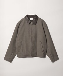 MONKEY TIME（モンキータイム）の「ツイル チェック レザーライク カラー ジャケット（ブルゾン）」