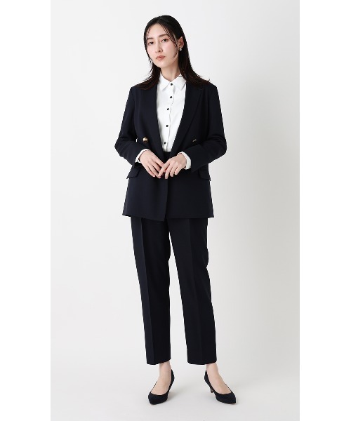AOYAMA(アオヤマ)の「取り外し襟付きバンドカラーブラウス【#すご】【透けない】【2WAY】(シャツ/ブラウス・レディース・ホワイト・L/M)」の12枚目の写真