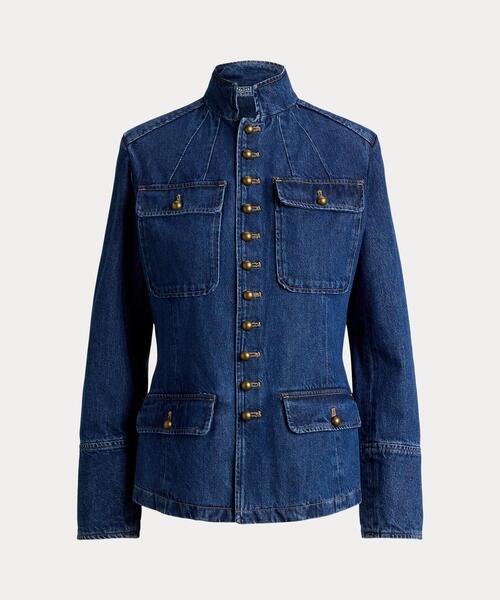 POLO RALPH LAUREN(ポロ ラルフ ローレン)の「デニム ユーティリティ ジャケット(デニムジャケット・レディース・ブルー・6/4/0/2)」の8枚目の写真