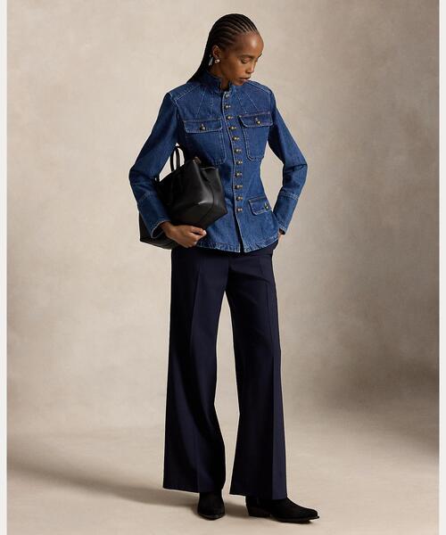 POLO RALPH LAUREN(ポロ ラルフ ローレン)の「デニム ユーティリティ ジャケット(デニムジャケット・レディース・ブルー・6/4/0/2)」の7枚目の写真