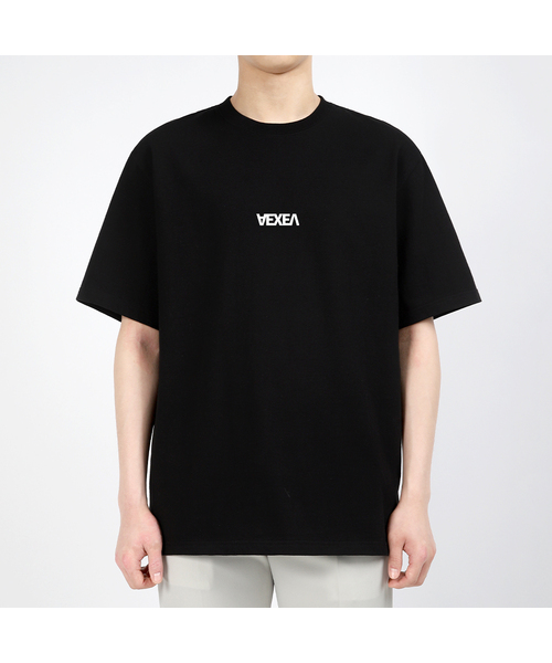 AEXEA(アクシー)の「ラインリバーサーロゴ半袖Tシャツ E04BRD_ABX10205(Tシャツ/カットソー・メンズ・ブラック/ホワイト/ブルー/グレー系その他・L/M/S/XL)」の3枚目の写真