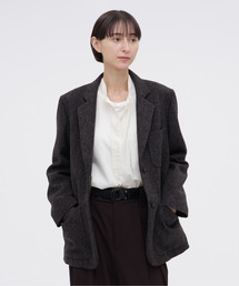 BROKEN WOOL HERRINGBONE