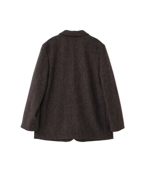 MARGARET HOWELL（マーガレットハウエル）の「BROKEN WOOL HERRINGBONE（テーラードジャケット・レディース・ブラウン・2/1）」の5枚目の写真