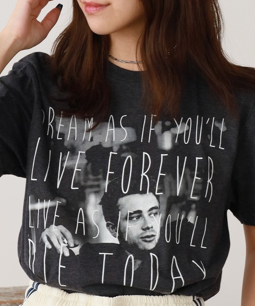 2AM(ツーエイエム)の「JAMES DEAN TEE Tシャツ(Tシャツ/カットソー・メンズ・ネイビー/ヘザーグレー・L/S)」の2枚目の写真