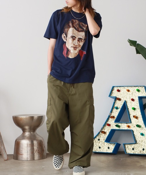 2AM(ツーエイエム)の「JAMES DEAN TEE Tシャツ(Tシャツ/カットソー・メンズ・ネイビー/ヘザーグレー・L/S)」の4枚目の写真