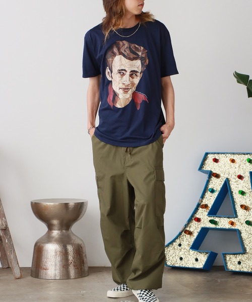 2AM(ツーエイエム)の「JAMES DEAN TEE Tシャツ(Tシャツ/カットソー・メンズ・ネイビー/ヘザーグレー・L/S)」の5枚目の写真