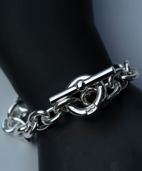 STUDIOUS(ステュディオス)の「【WAKAN SILVER SMITH】BN-034 Hook connect bracelet (Large)(ブレスレット・メンズ・シルバー・FREE)」の3枚目の写真