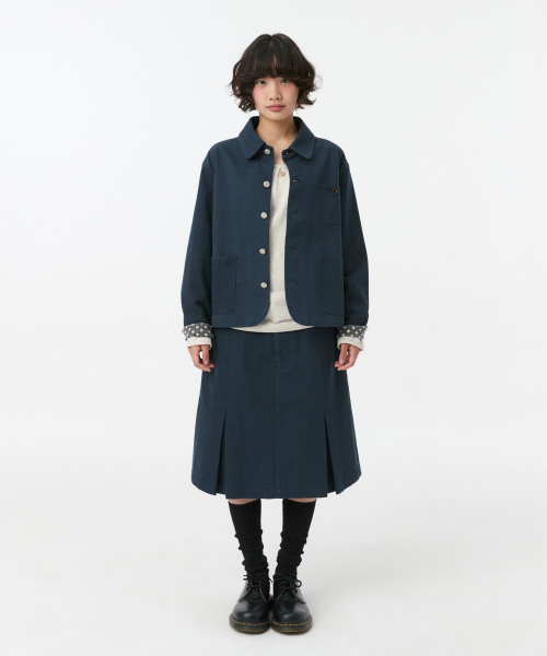 OHESHIO(オヘシオ)の「SHIRRING COLOR BLOCK LONG SLEEVE, FLORAL OATMEAL(Tシャツ/カットソー・レディース・その他・FREE)」の8枚目の写真