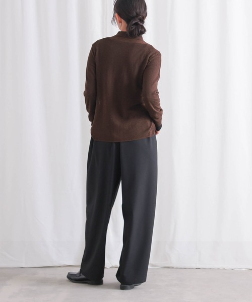 for/c（フォーシー）の「[低身長/高身長向けサイズ有]ストレッチストライプコクーンパンツ【サスティナブル】（その他パンツ・レディース・ネイビー系1/ブラック/グレー系1・M/L/LL/PM/TM）」の14枚目の写真