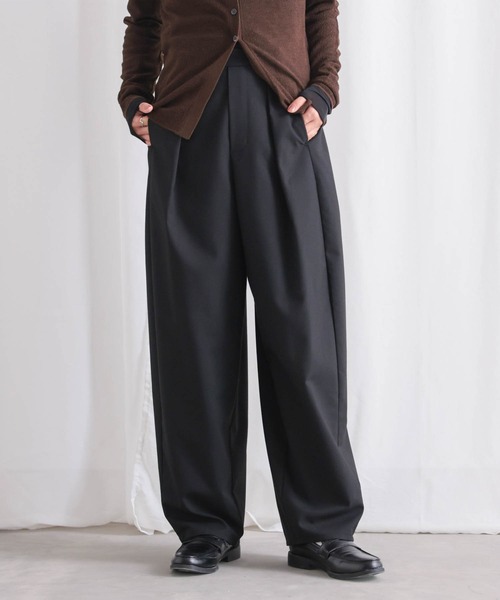 for/c（フォーシー）の「[低身長/高身長向けサイズ有]ストレッチストライプコクーンパンツ【サスティナブル】（その他パンツ・レディース・ネイビー系1/ブラック/グレー系1・M/L/LL/PM/TM）」の16枚目の写真