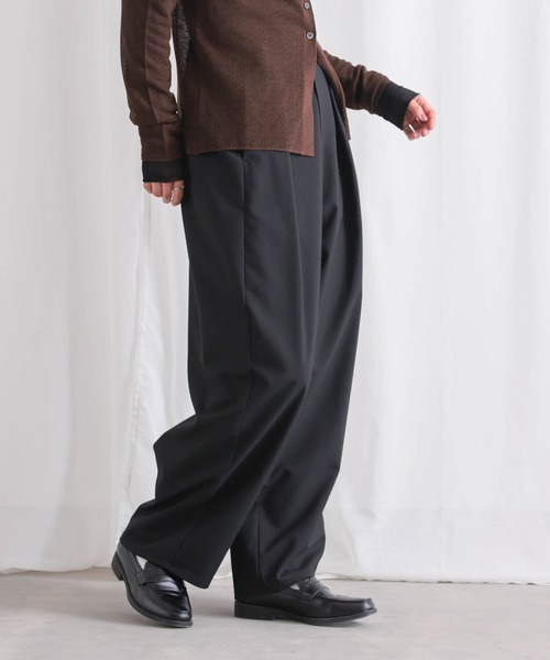 for/c（フォーシー）の「[低身長/高身長向けサイズ有]ストレッチストライプコクーンパンツ【サスティナブル】（その他パンツ・レディース・ネイビー系1/ブラック/グレー系1・M/L/LL/PM/TM）」の18枚目の写真