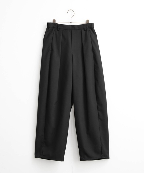 for/c（フォーシー）の「[低身長/高身長向けサイズ有]ストレッチストライプコクーンパンツ【サスティナブル】（その他パンツ・レディース・ネイビー系1/ブラック/グレー系1・M/L/LL/PM/TM）」の7枚目の写真