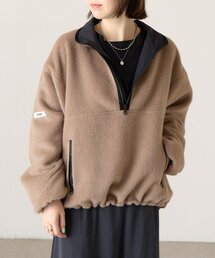 シャギーハーフジップブルゾン《FRIPIER×YENN》