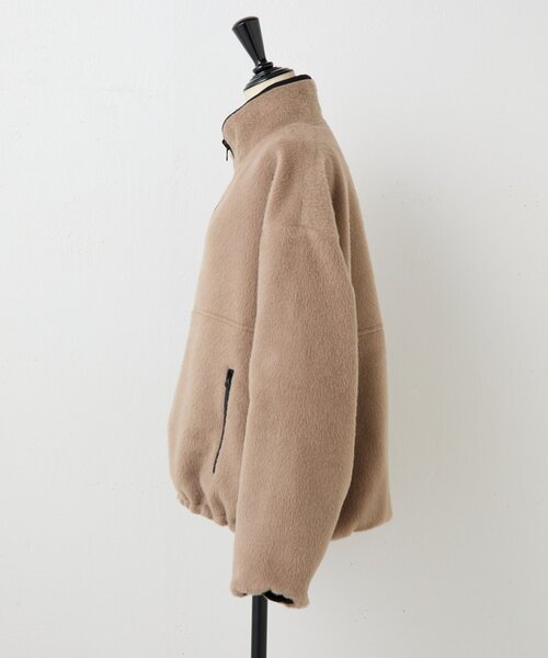BEARDSLEY(ビアズリー)の「シャギーハーフジップブルゾン《FRIPIER×YENN》(ブルゾン・レディース・ベビーピンク/キャメル・FREE)」の17枚目の写真